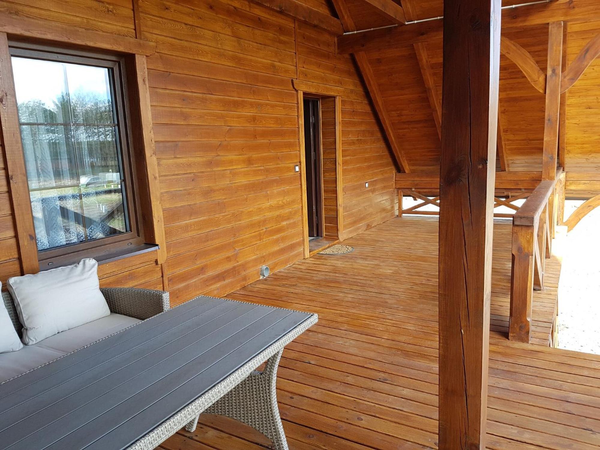 Wooden Holiday Home In Skrzynia With Terrace Осек Екстер'єр фото