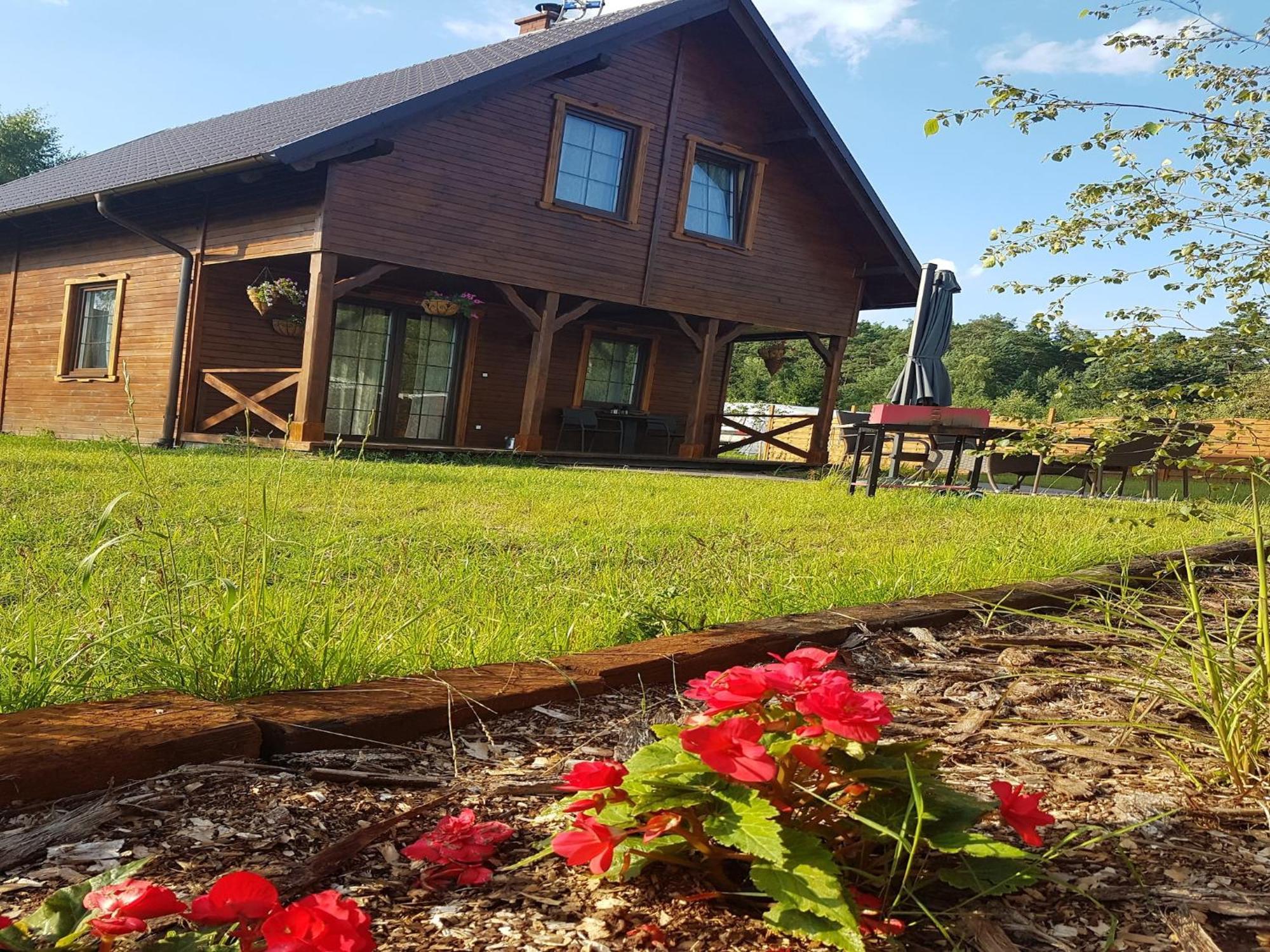 Wooden Holiday Home In Skrzynia With Terrace Осек Екстер'єр фото